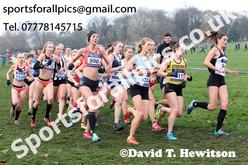 Senior womens British Athletics Liverpool Cross Challenge, Sefton Park, Liverpool. Photo:  David T. Hewitson/Sports for All Pics